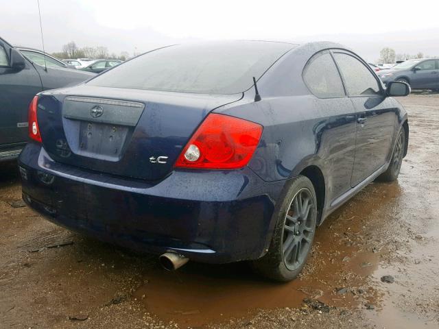 JTKDE177660086993 - 2006 TOYOTA SCION TC BLUE photo 4