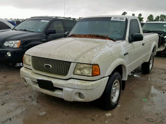 1FTYR10U13PA02840 - 2003 FORD RANGER WHITE photo 2