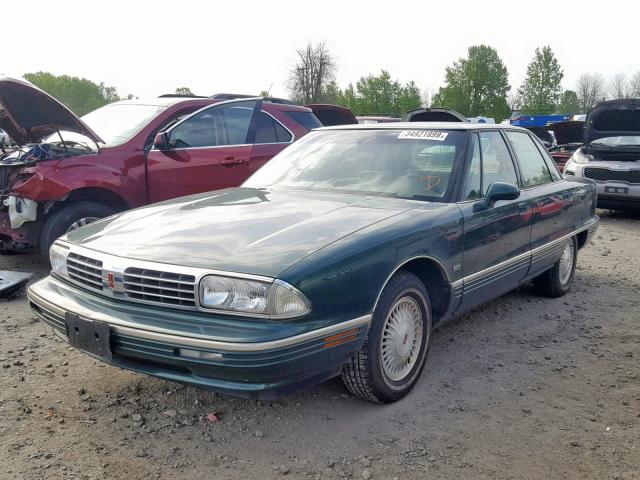 1G3CX52L2R4311416 - 1994 OLDSMOBILE 98 REGENCY GREEN photo 2