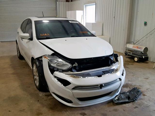 1C3CDFCA9DD188688 - 2013 DODGE DART LIMIT WHITE photo 1