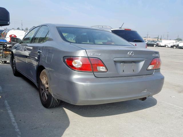 JTHBF30G030092123 - 2003 LEXUS ES 300 GREEN photo 3