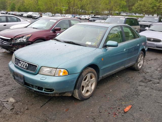 WAUED28D1XA053661 - 1999 AUDI A4 2.8 QUA GREEN photo 2