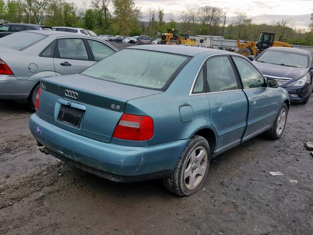 WAUED28D1XA053661 - 1999 AUDI A4 2.8 QUA GREEN photo 4