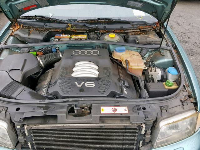 WAUED28D1XA053661 - 1999 AUDI A4 2.8 QUA GREEN photo 7