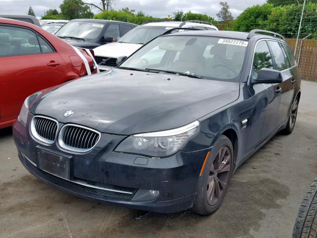 WBAPT7C55AC237246 - 2010 BMW 535 XI BLACK photo 2