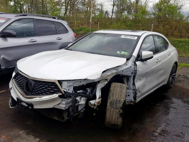 19UUB3F65JA003174 - 2018 ACURA TLX TECH+A Белый фото 2