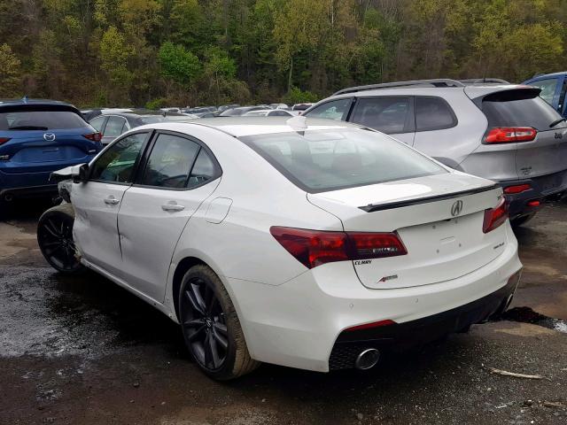 19UUB3F65JA003174 - 2018 ACURA TLX TECH+A Белый фото 3