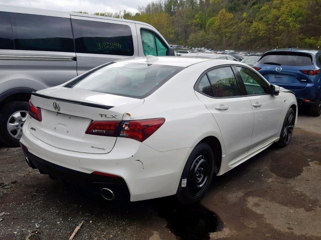 19UUB3F65JA003174 - 2018 ACURA TLX TECH+A Белый фото 4