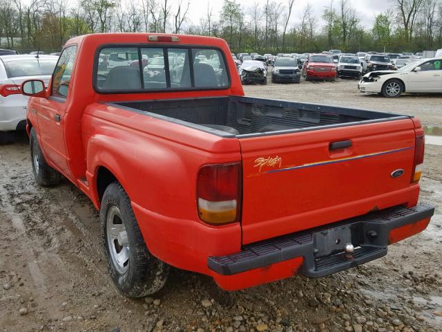 1FTCR10A5RPB80808 - 1994 FORD RANGER RED photo 3