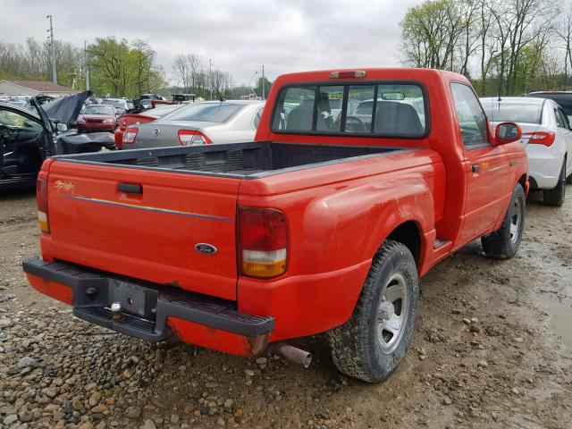 1FTCR10A5RPB80808 - 1994 FORD RANGER RED photo 4