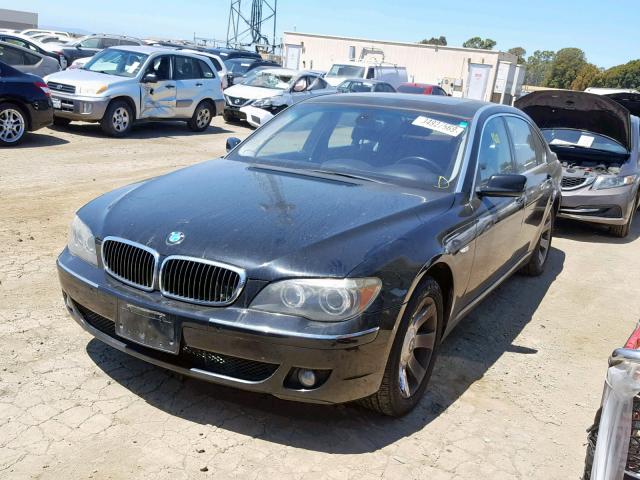 WBAHN83547DT68109 - 2007 BMW 750 BLACK photo 2