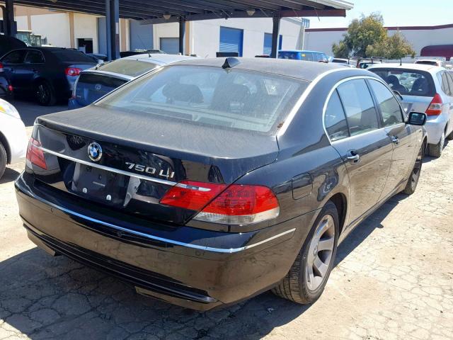 WBAHN83547DT68109 - 2007 BMW 750 BLACK photo 4