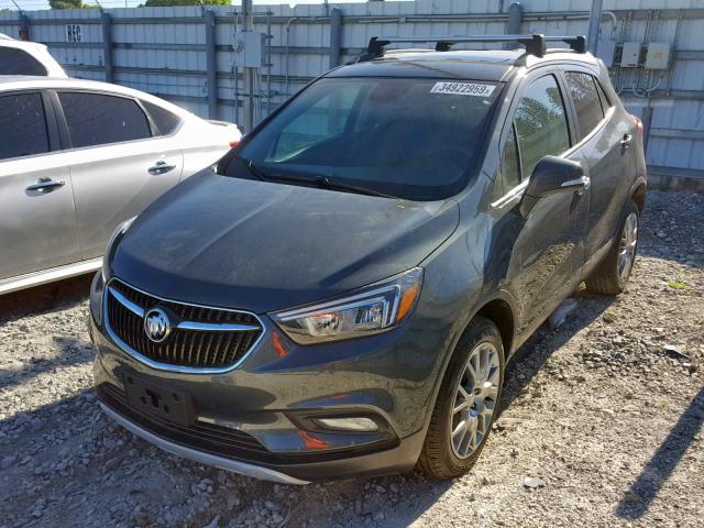 KL4CJ2SMXJB654588 - 2018 BUICK ENCORE SPO GRAY photo 2