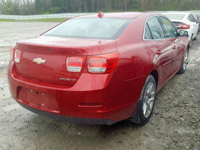 1G11C5SL6EF150787 - 2014 CHEVROLET MALIBU 1LT RED photo 4
