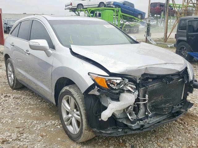 5J8TB3H31FL004851 - 2015 ACURA RDX SILVER photo 1