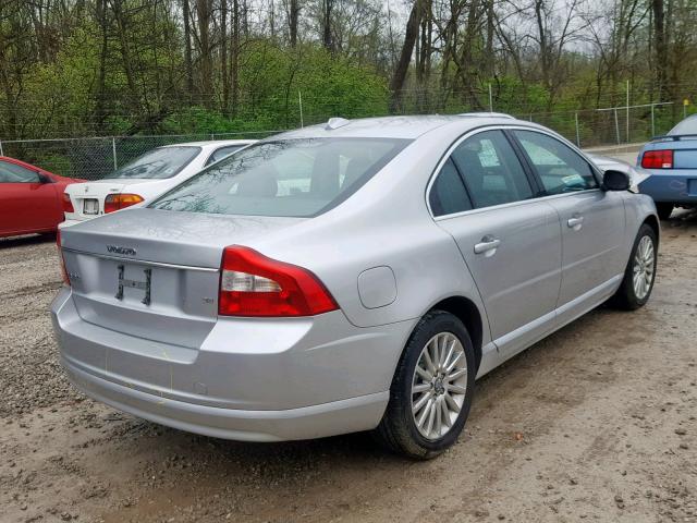 YV1AS982781050371 - 2008 VOLVO S80 3.2 SILVER photo 4