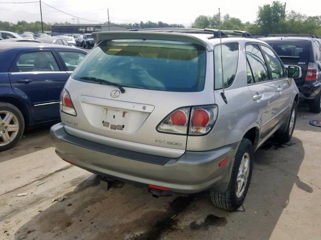 JTJHF10U620291047 - 2002 LEXUS RX 300 SILVER photo 4