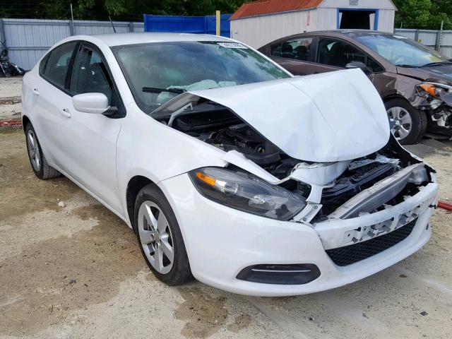 1C3CDFBB7GD689402 - 2016 DODGE DART SXT WHITE photo 1