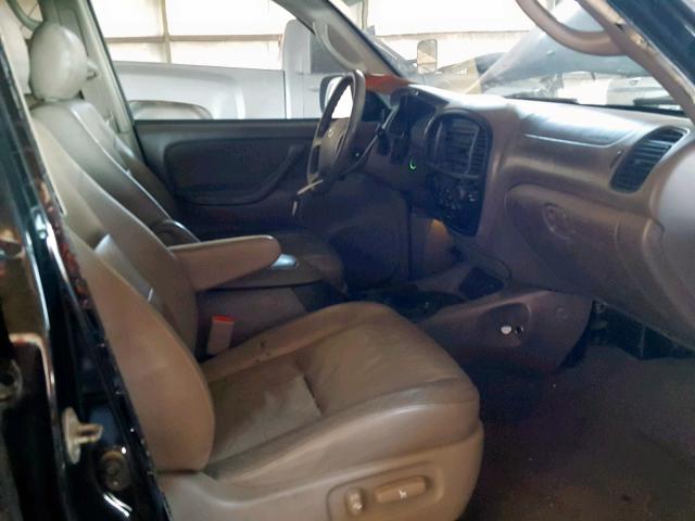 5TDBT44A06S258177 - 2006 TOYOTA SEQUOIA SR BLACK photo 5