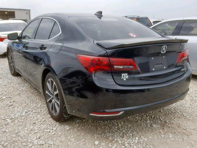 19UUB3F7XFA009181 - 2015 ACURA TLX ADVANC BLACK photo 3