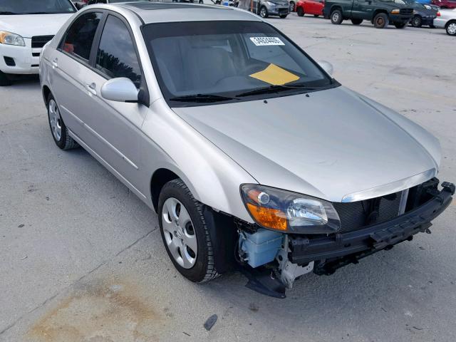 KNAFE221995601482 - 2009 KIA SPECTRA EX SILVER photo 1