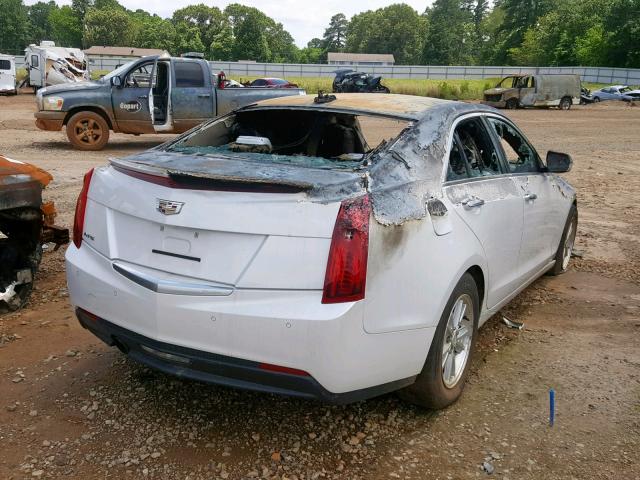 1G6AB5RA5F0127281 - 2015 CADILLAC ATS LUXURY WHITE photo 4