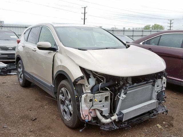 5J6RW2H85HL068908 - 2017 HONDA CR-V EXL BEIGE photo 1