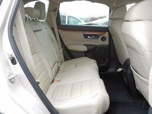 5J6RW2H85HL068908 - 2017 HONDA CR-V EXL BEIGE photo 6