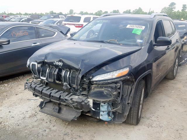 1C4PJLCB2EW300959 - 2014 JEEP CHEROKEE L BLACK photo 2