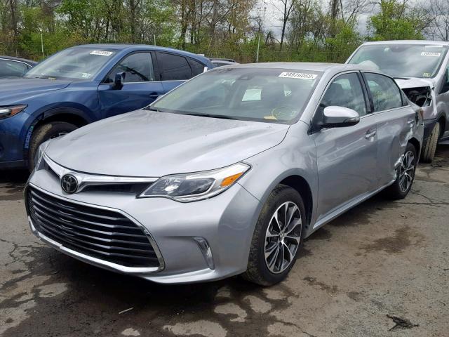 4T1BK1EB8JU282865 - 2018 TOYOTA AVALON XLE SILVER photo 2