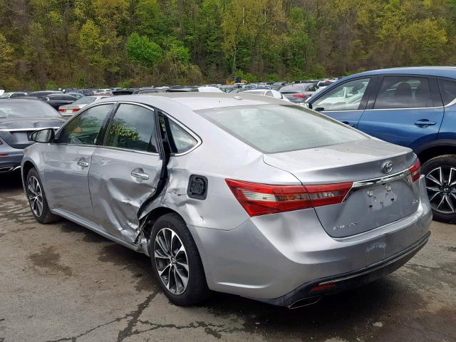 4T1BK1EB8JU282865 - 2018 TOYOTA AVALON XLE SILVER photo 3