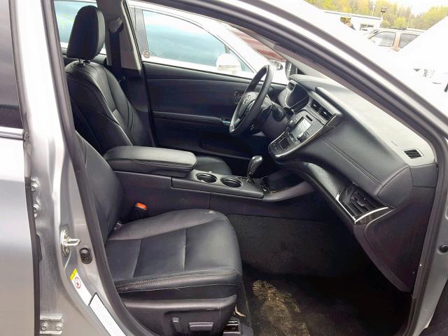 4T1BK1EB8JU282865 - 2018 TOYOTA AVALON XLE SILVER photo 5