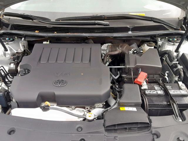 4T1BK1EB8JU282865 - 2018 TOYOTA AVALON XLE SILVER photo 7