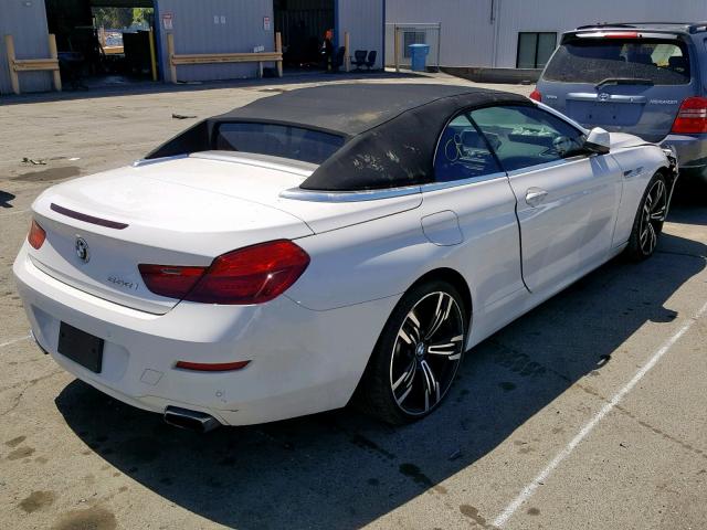 WBALZ3C51CDL72002 - 2012 BMW 650 I WHITE photo 4