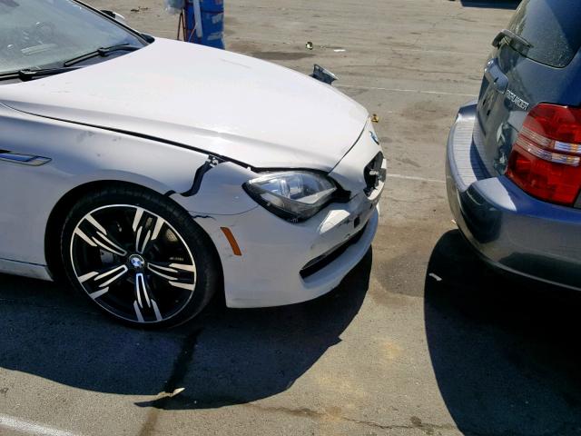 WBALZ3C51CDL72002 - 2012 BMW 650 I WHITE photo 9