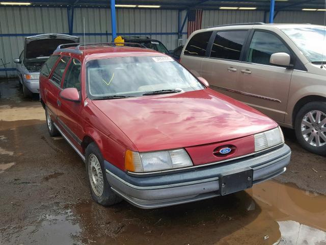 1FACP5741MG239414 - 1991 FORD TAURUS GL RED photo 1