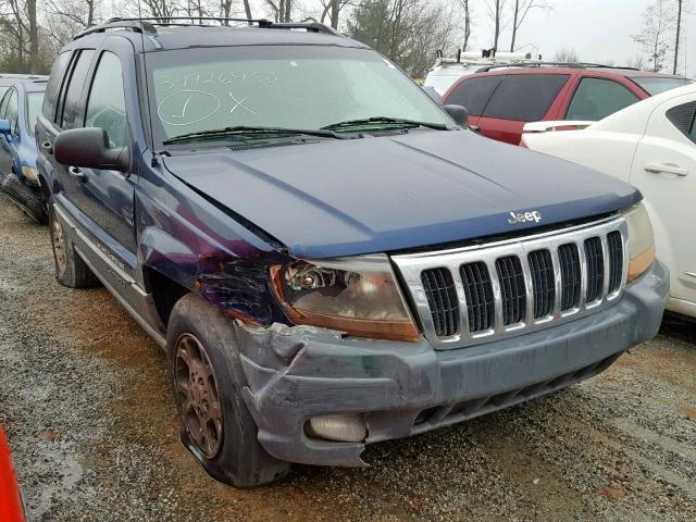 1J4GW48S4YC369880 - 2000 JEEP GRAND CHER BLUE photo 1