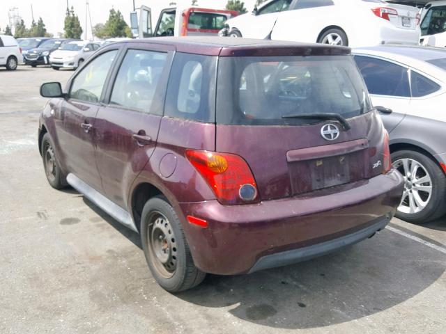 JTKKT624540045730 - 2004 TOYOTA SCION XA PURPLE photo 3