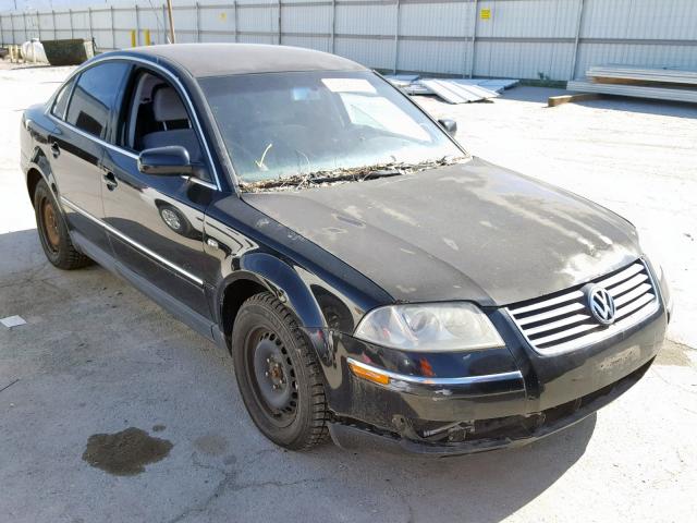 WVWMD63B63P295672 - 2003 VOLKSWAGEN PASSAT GL BLACK photo 1