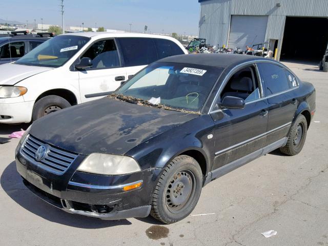 WVWMD63B63P295672 - 2003 VOLKSWAGEN PASSAT GL BLACK photo 2