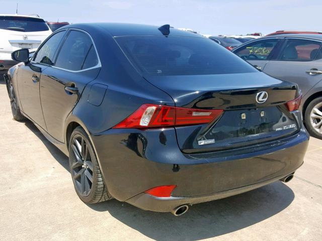 JTHCM1D2XG5005138 - 2016 LEXUS IS 300 BLACK photo 3