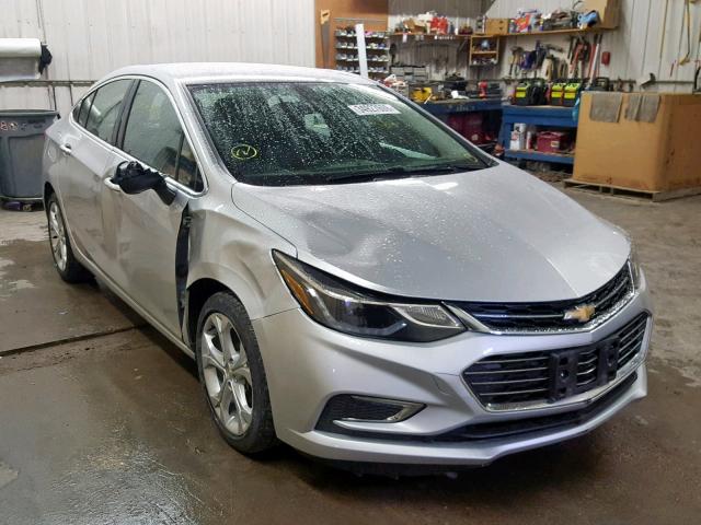 1G1BF5SM0H7268093 - 2017 CHEVROLET CRUZE PREM SILVER photo 1