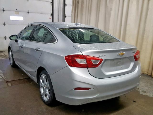 1G1BF5SM0H7268093 - 2017 CHEVROLET CRUZE PREM SILVER photo 3