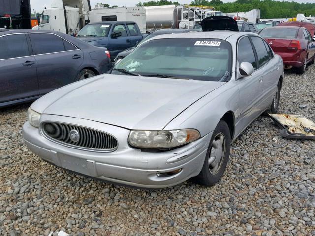 1G4HP54K2YU118669 - 2000 BUICK LESABRE CU SILVER photo 2