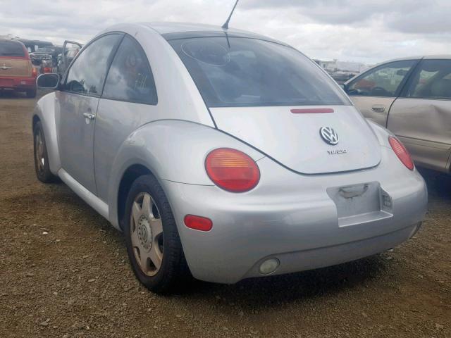 3VWCC21C11M408754 - 2001 VOLKSWAGEN NEW BEETLE Gümüş foto 3