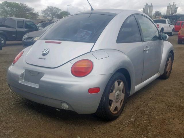 3VWCC21C11M408754 - 2001 VOLKSWAGEN NEW BEETLE Gümüş foto 4