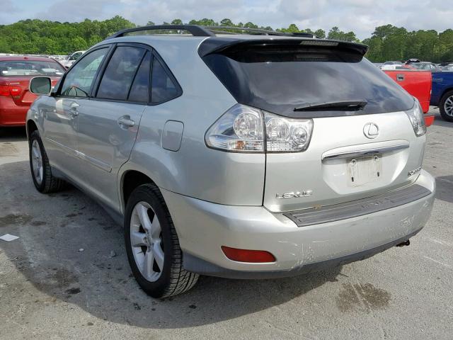 2T2GA31U15C041681 - 2005 LEXUS RX 330 SILVER photo 3