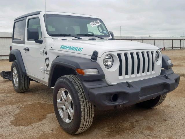 1C4GJXAN3KW542367 - 2019 JEEP WRANGLER S WHITE photo 1