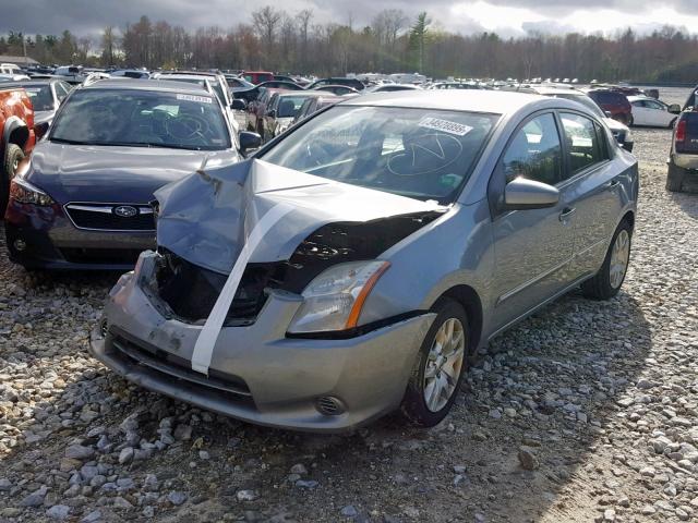 3N1AB6AP5BL683416 - 2011 NISSAN SENTRA 2.0 SILVER photo 2