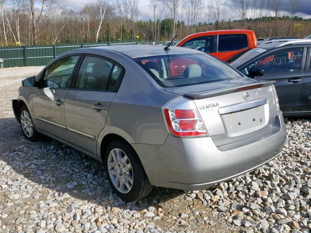 3N1AB6AP5BL683416 - 2011 NISSAN SENTRA 2.0 SILVER photo 3